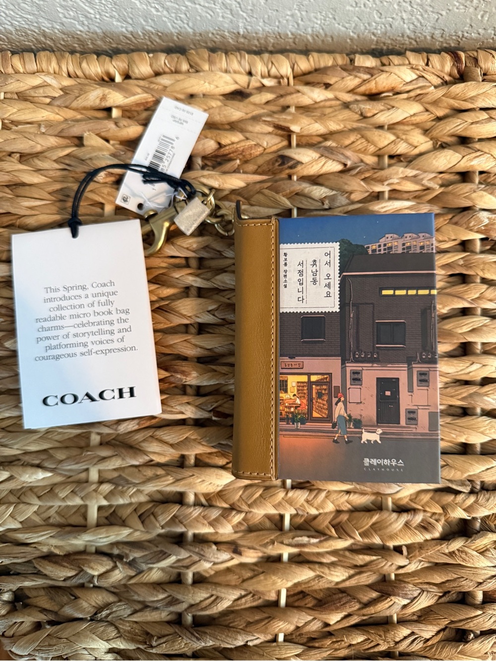Coach Welcome to the Hyunam-dong bookshop book charm